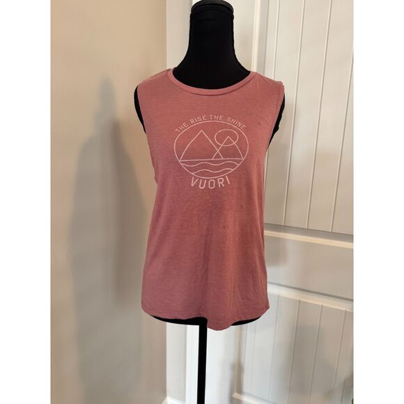 Vuori “The Rise The Shine” Tank • Size S • Blush Pink • Athleisure - Picture 4 of 5